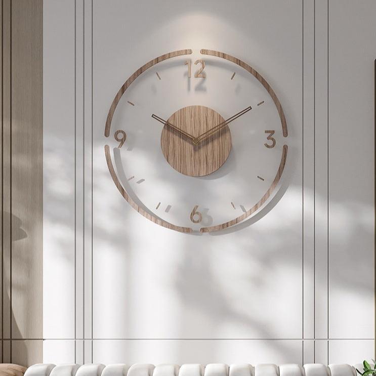 Nordic – Cloche décorative en bois massif, 35 cm