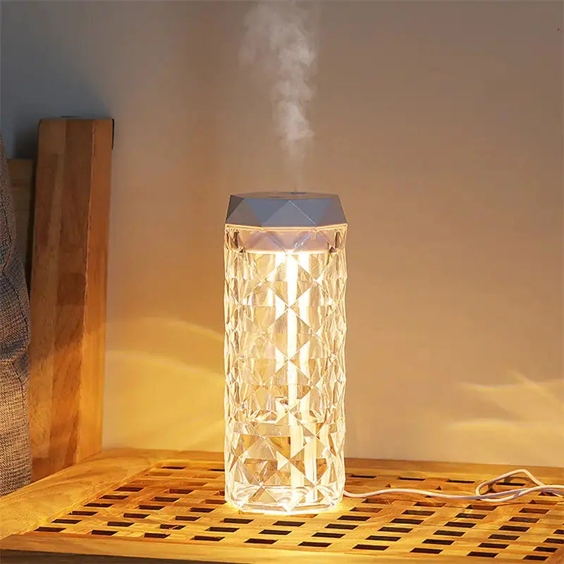 AirLumi - Humidificateur d'Air Élégant & Lampe LED