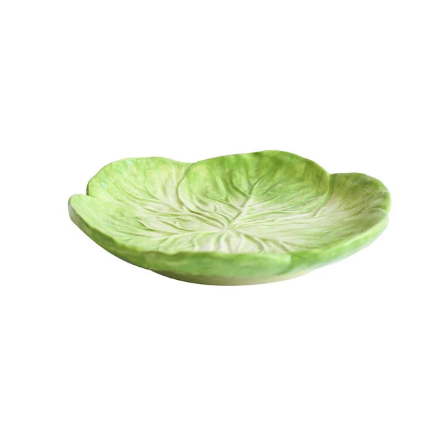Floroux - Plat à salade en céramique avec chou