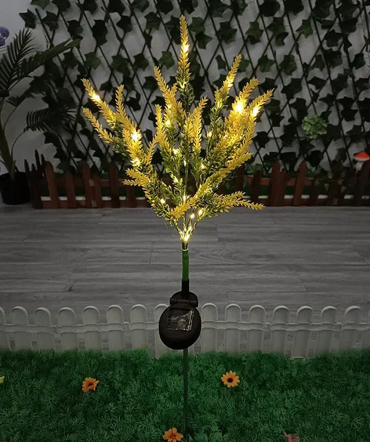 Floroux – Lampe extérieure à énergie solaire à 7 têtes