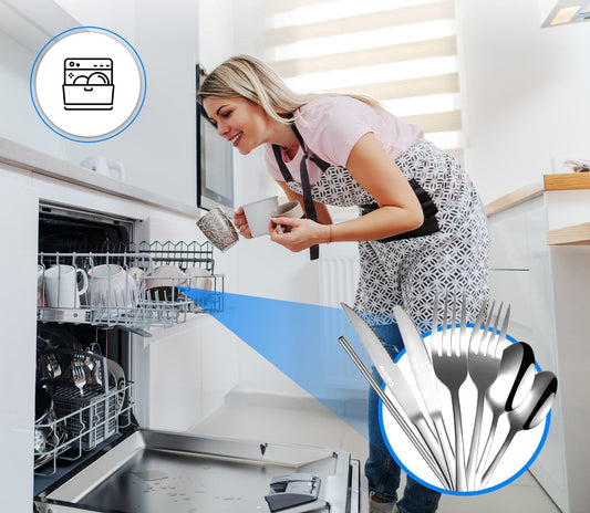 LuxeGlimmer - Service de table élégant pour 6 personnes