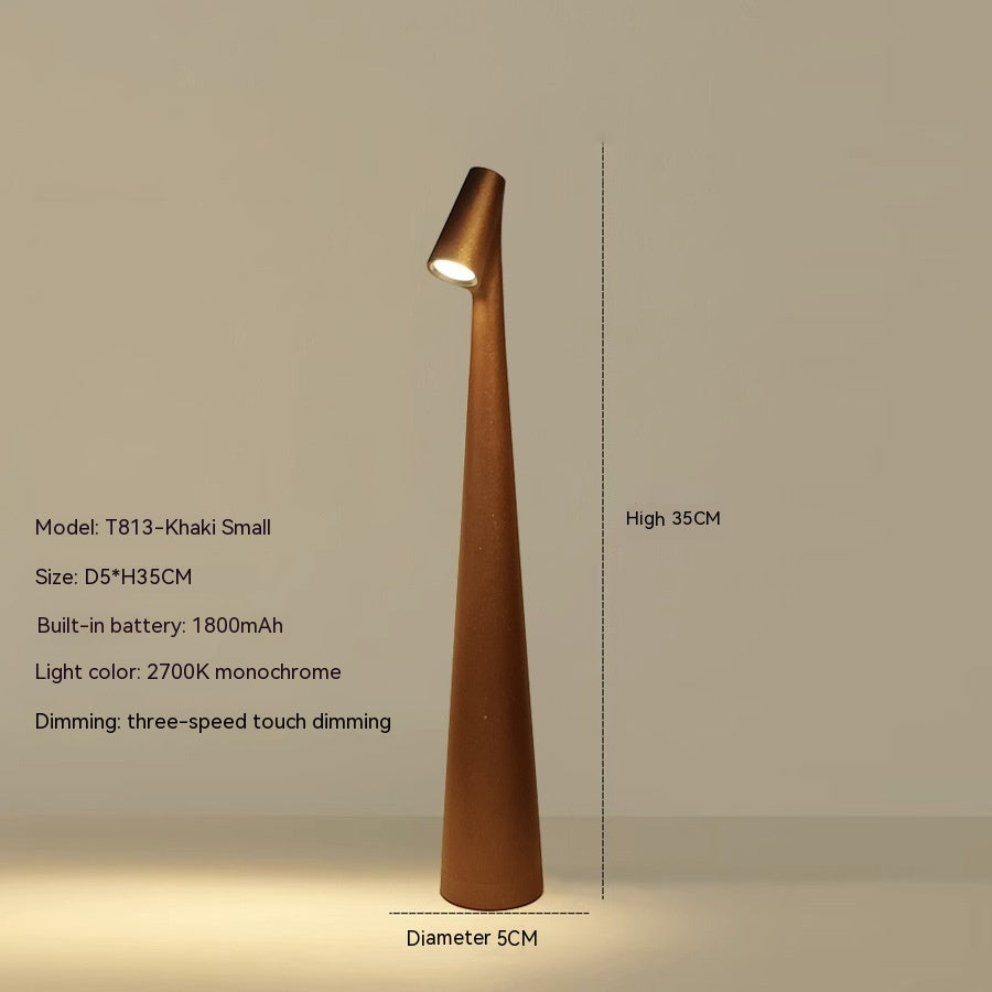 LumiMaître - Lampe de Table LED Rechargeable | Design Moderne et Fonctionnel | Éclairage Ambiant Durable
