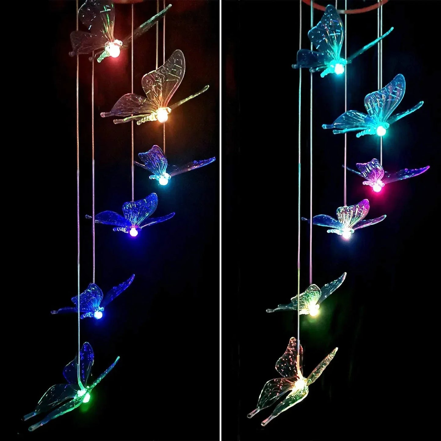 Floroux-lampes à papillons