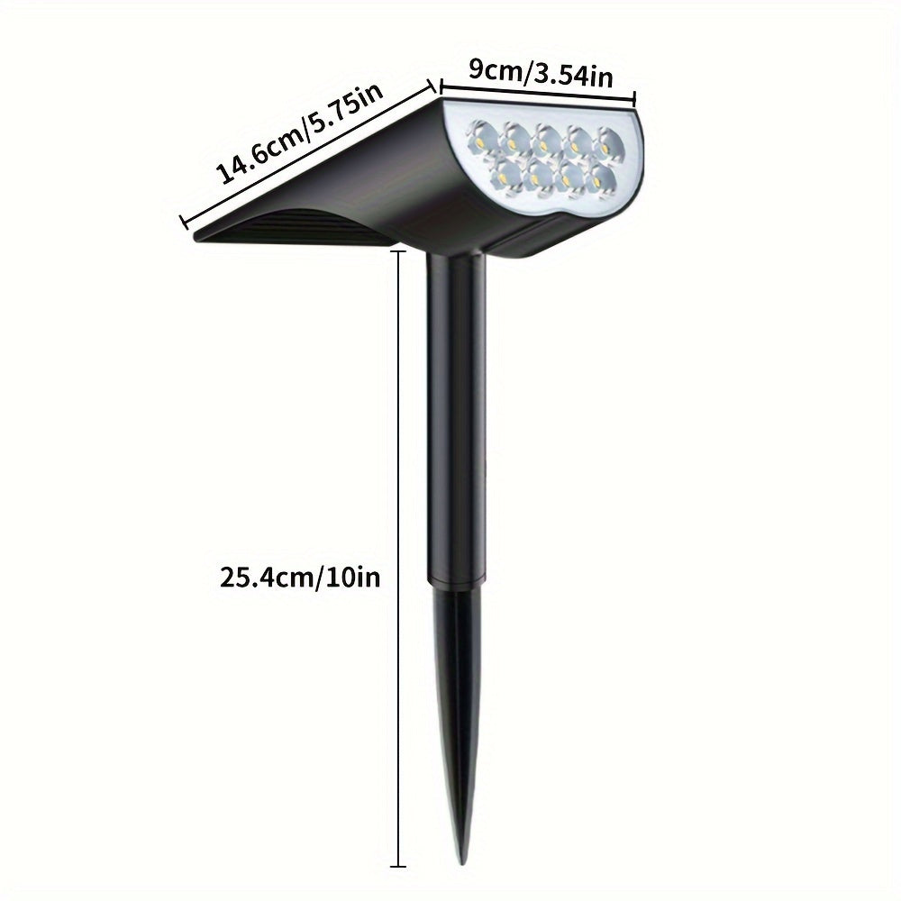 SolarGlow – 9 LED Lampes de jardin pour l'extérieur