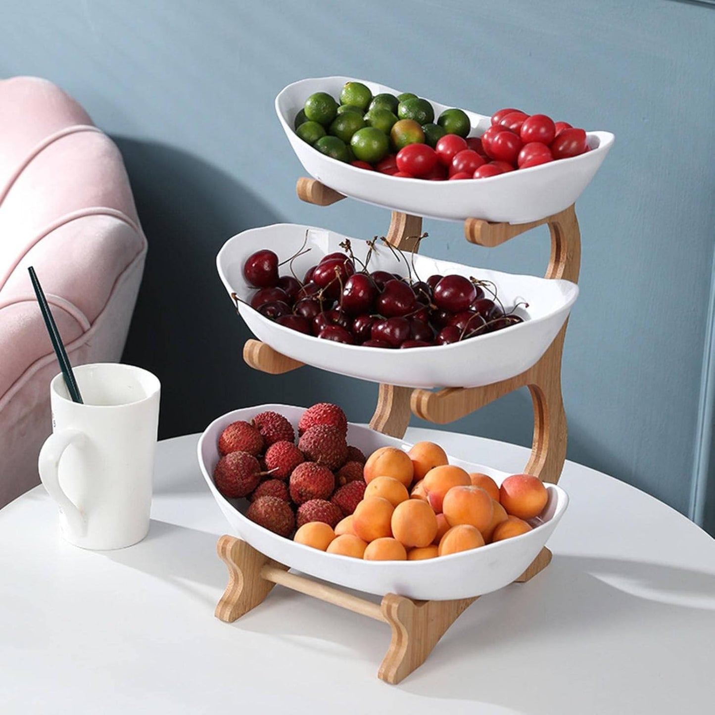 FruitTower – Étagère à fruits en métal élégante