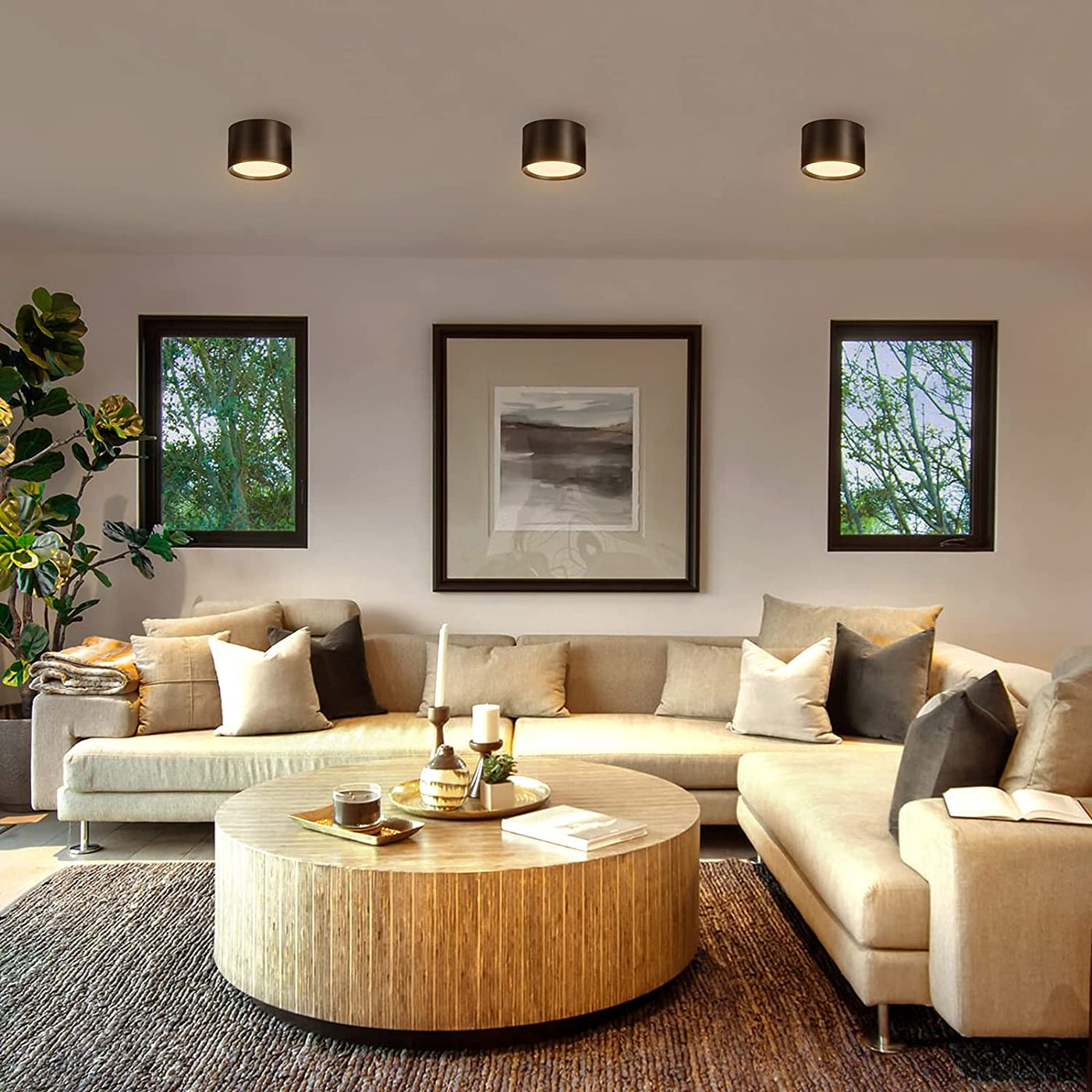 Floroux Applique LED | 1+1 Free | 360° Illumination | Modern Design | Dimmable