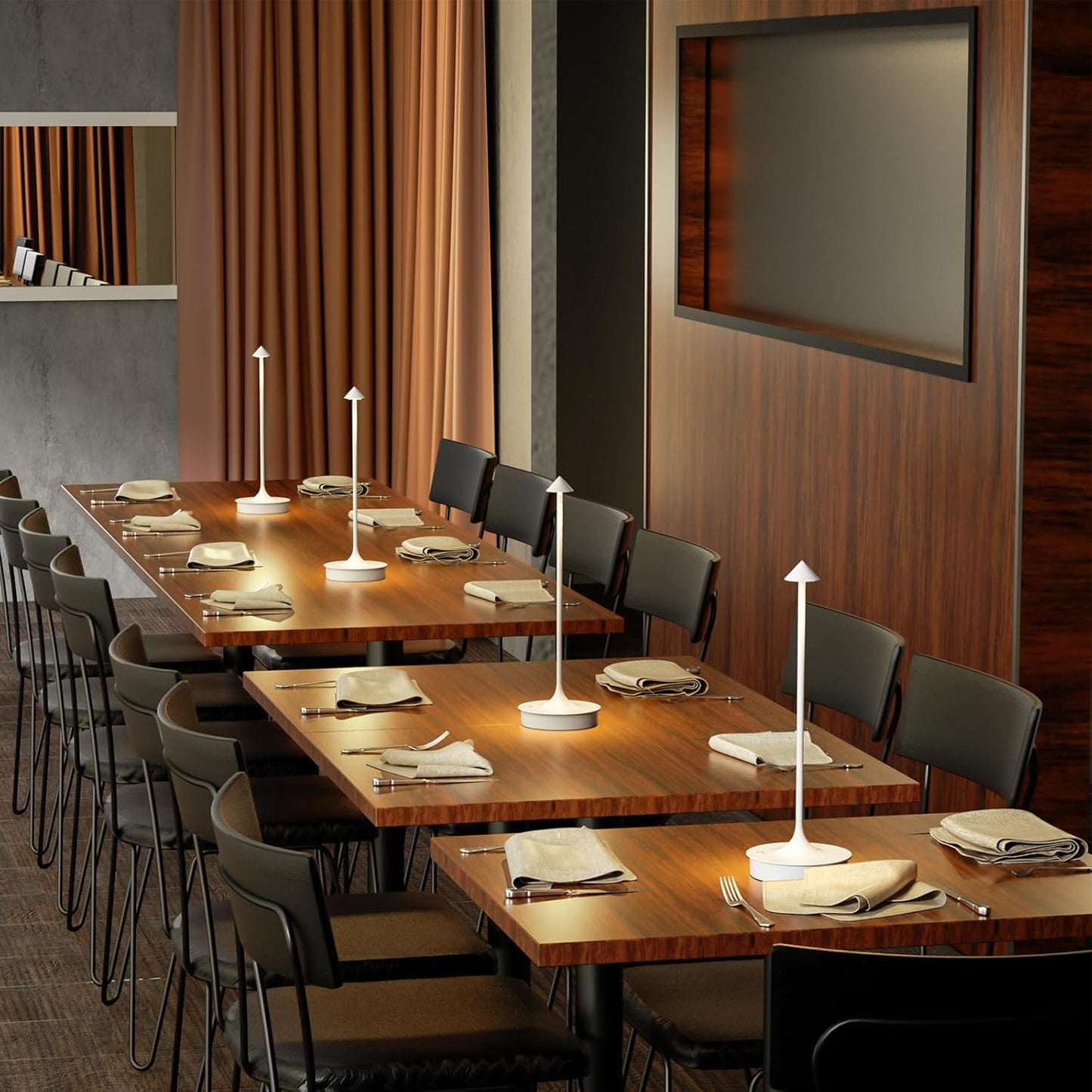 Floroux Lampe de table sans fil - Set de 2 lampes de table à batterie