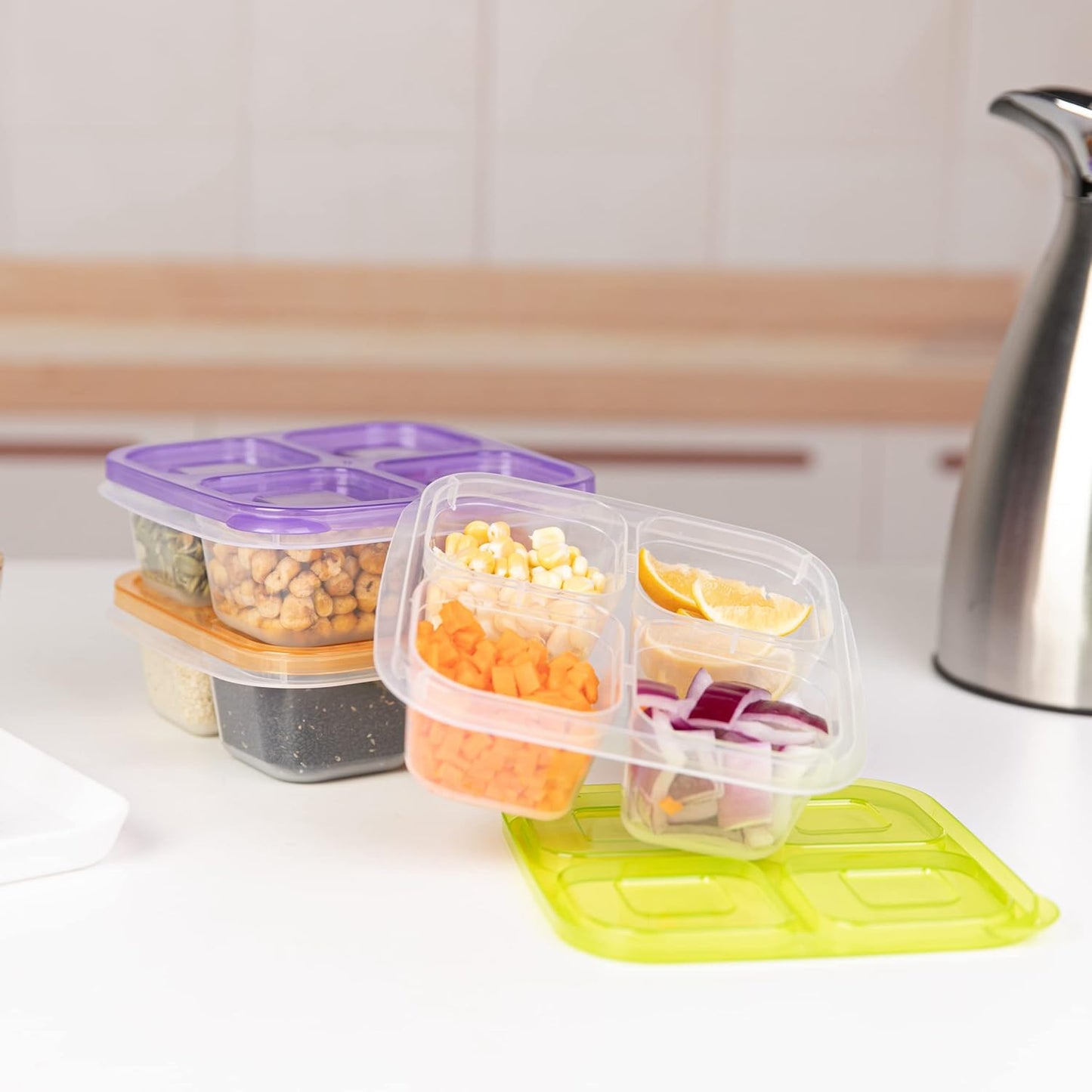 EcoMeal - Ensemble de Boîtes Bento Réutilisables 6 Pièces