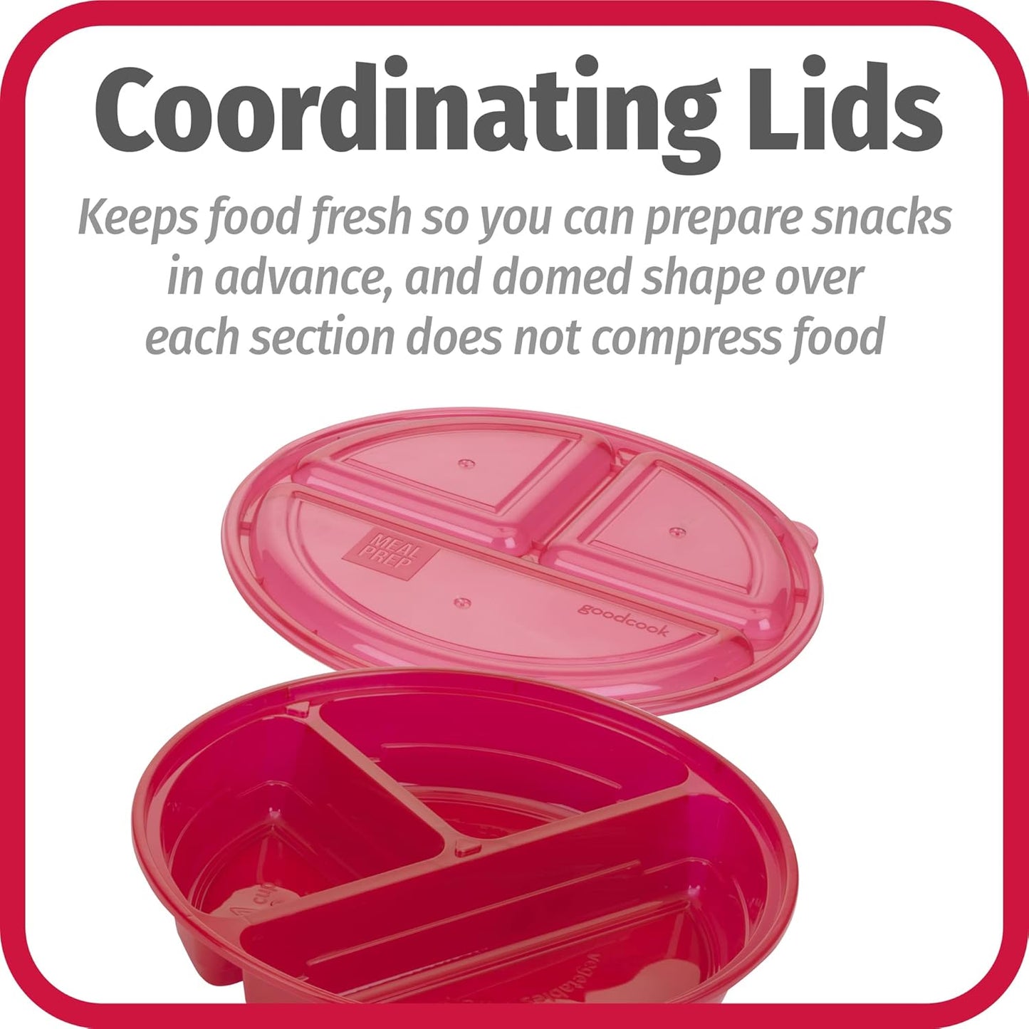 FreshPrep - Ensemble de Boîtes de Repas Durables sans BPA