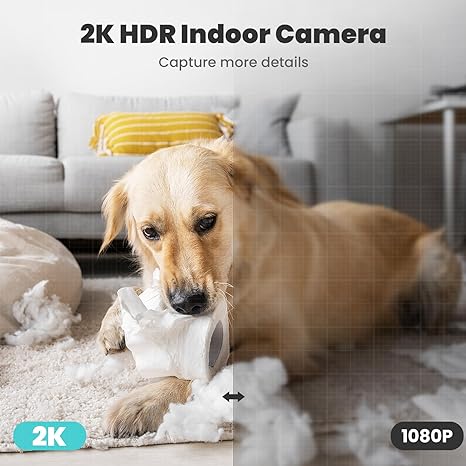 360° Caméra de Sécurité Intérieure - Pour la Sécurité et la Tranquillité d'Esprit