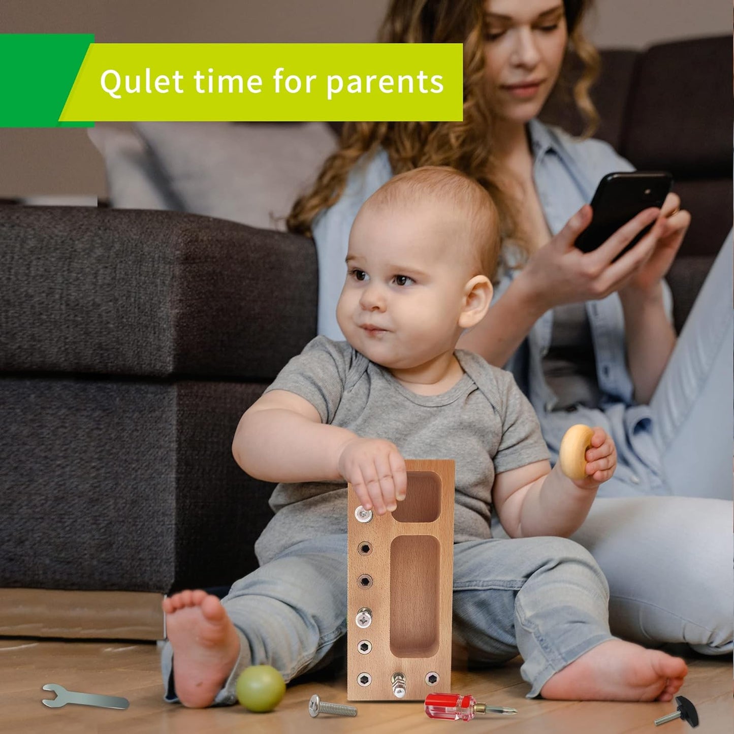 Tableau de jeu occupé - Tableau de jeu éducatif Montessori pour enfants créatifs