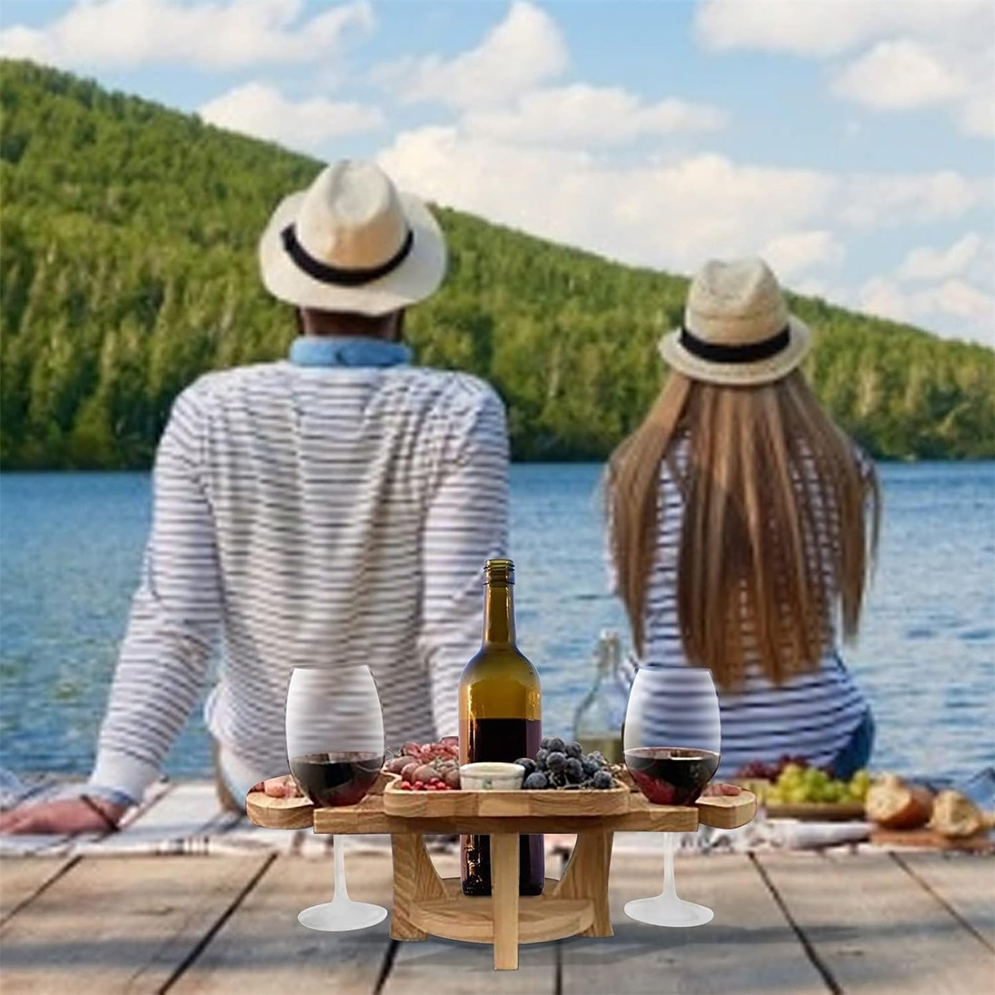 DualServe Rack – Étagère élégante pour fruits et vins