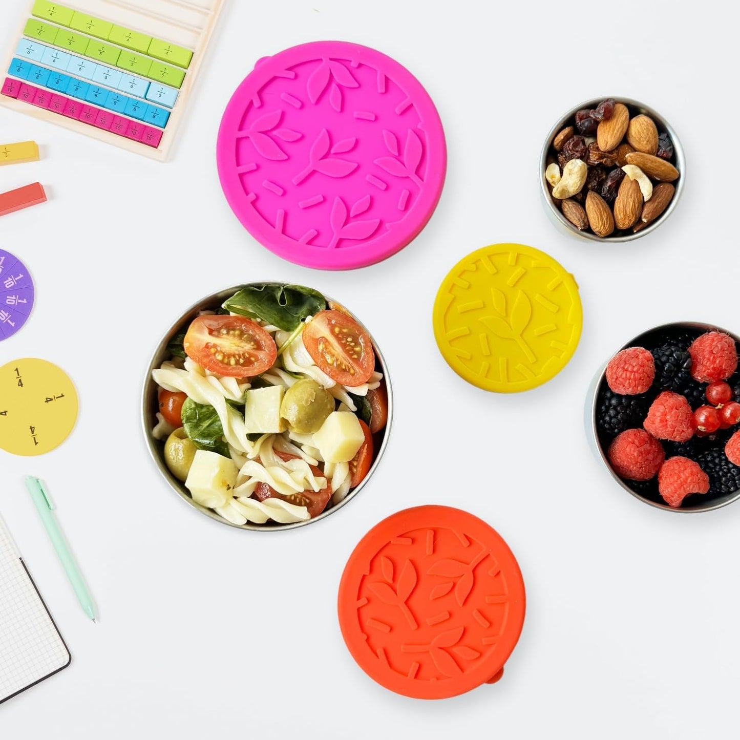 FreshBox Set – RVS Boîtes à lunch avec couvercles