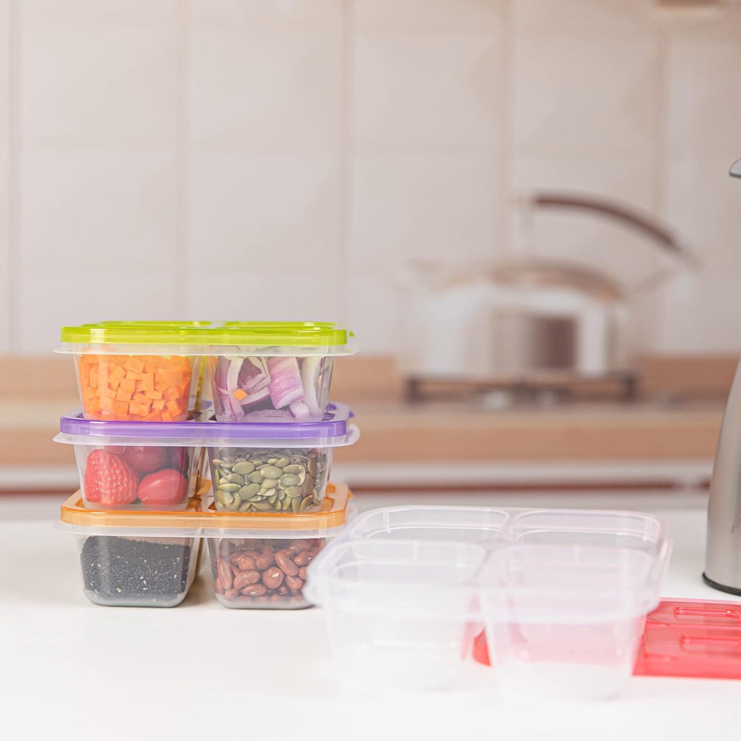 EcoMeal - Ensemble de Boîtes Bento Réutilisables 6 Pièces