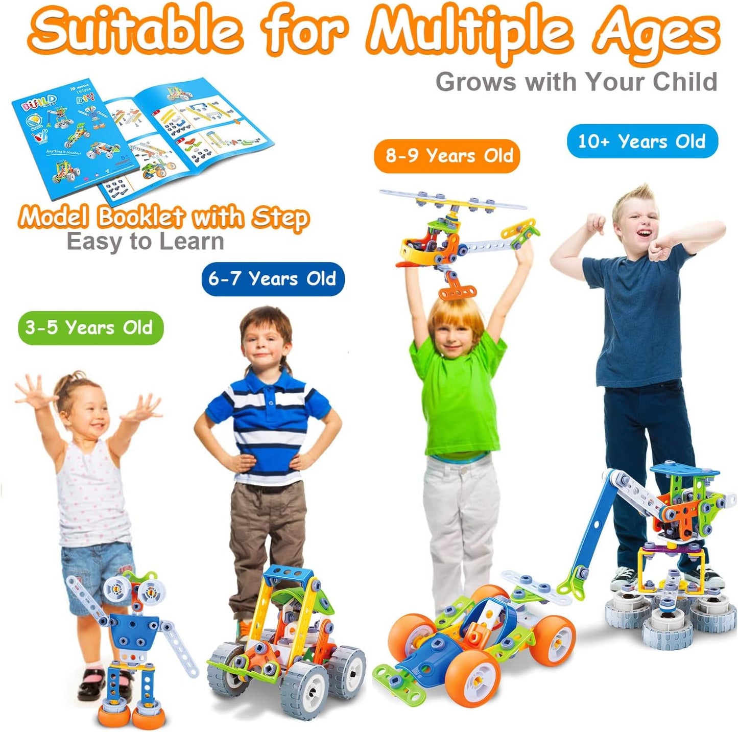 Kit de construction pour enfants - Le jouet ultime pour les jeunes bâtisseurs