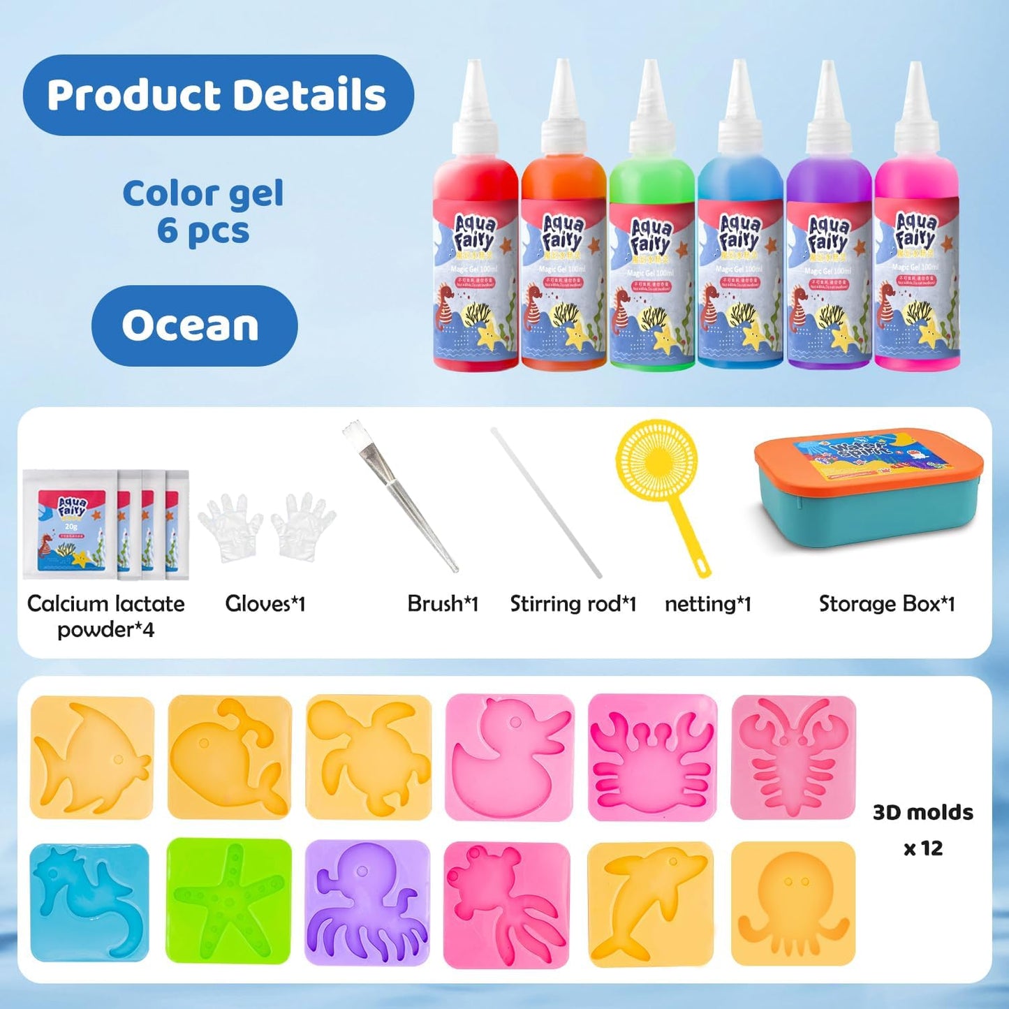 AquaMagic Kit d'Art 3D – Set de Création DIY pour Enfants