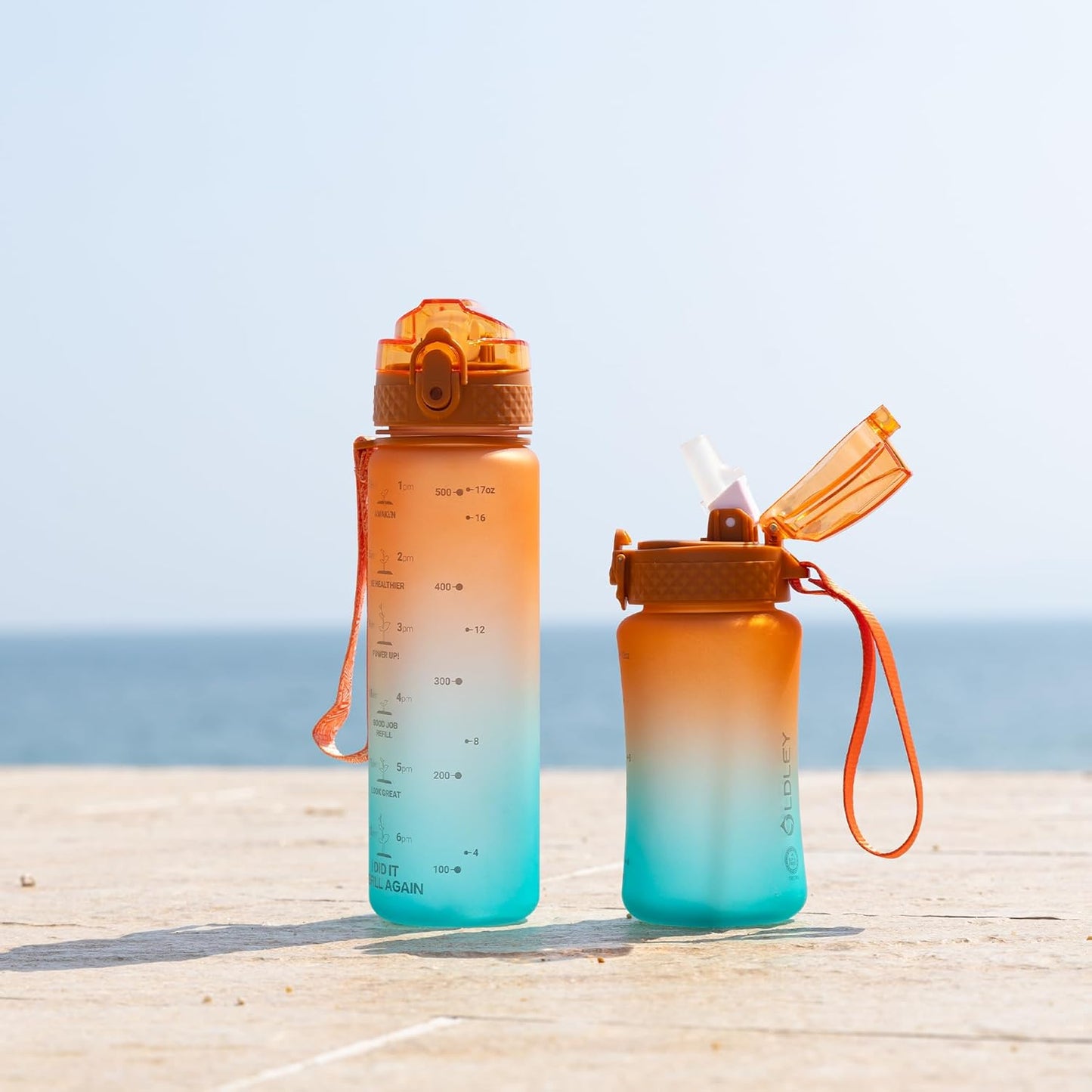 EcoFlow - Bouteille d'eau Tritan réutilisable avec paille