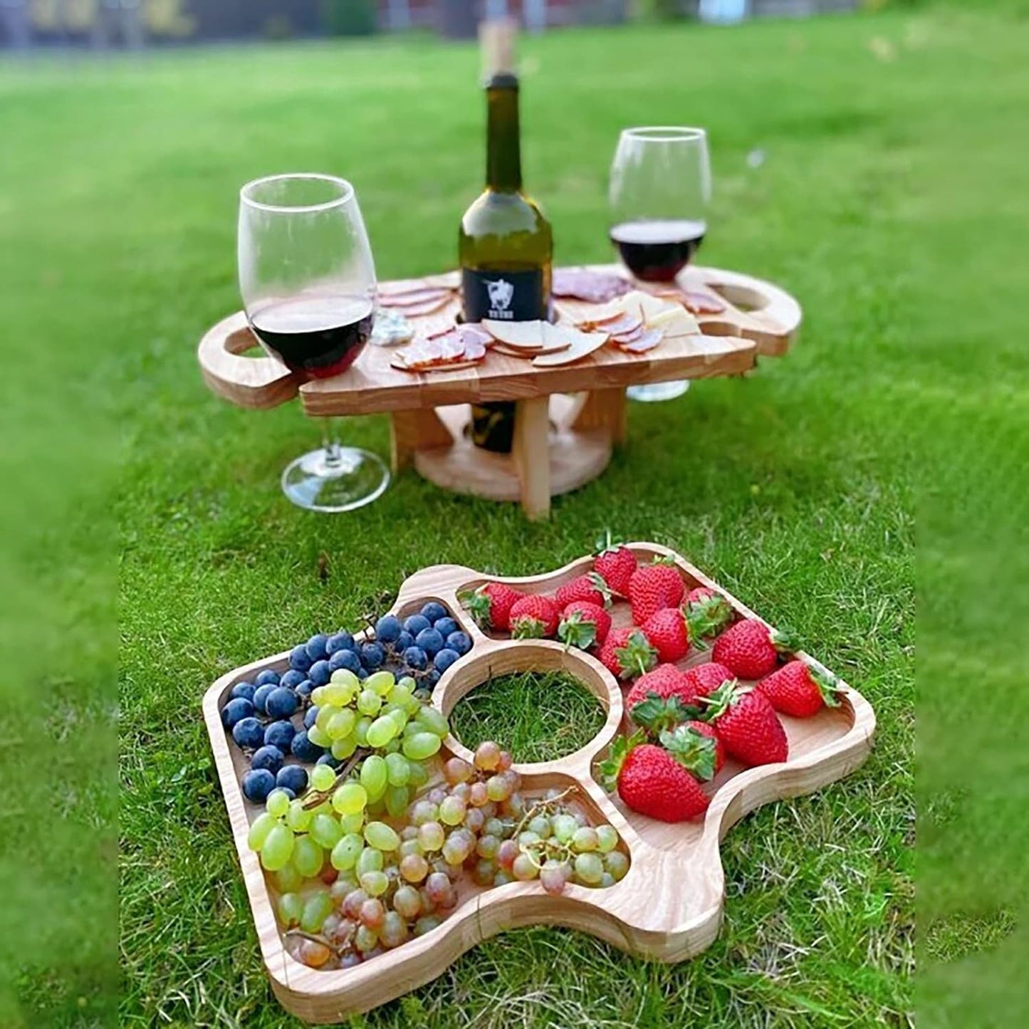 DualServe Rack – Étagère élégante pour fruits et vins