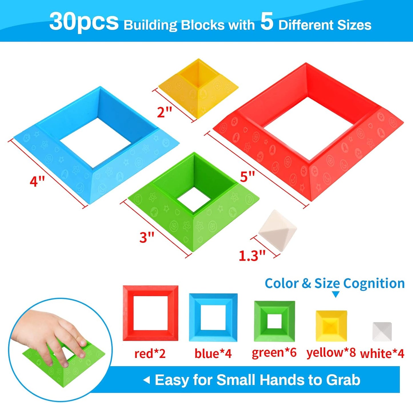 Blocs Montessori Multifonctionnels - Stimulez la Créativité pour les Enfants