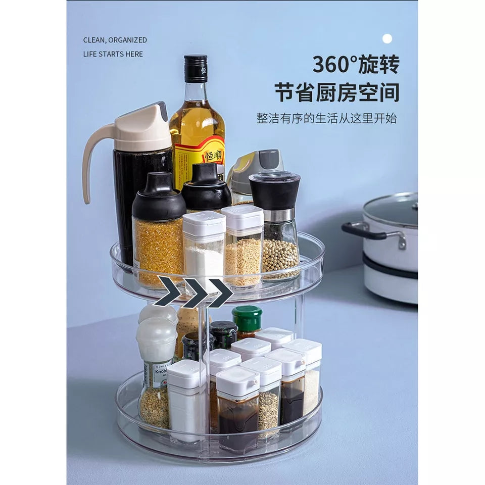 Organisateur transparent rotatif / lazy Susan