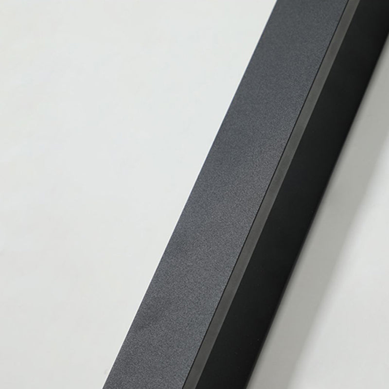 Edge – Appliques murales LED au design moderne en métal noir pour jardin et couloir
