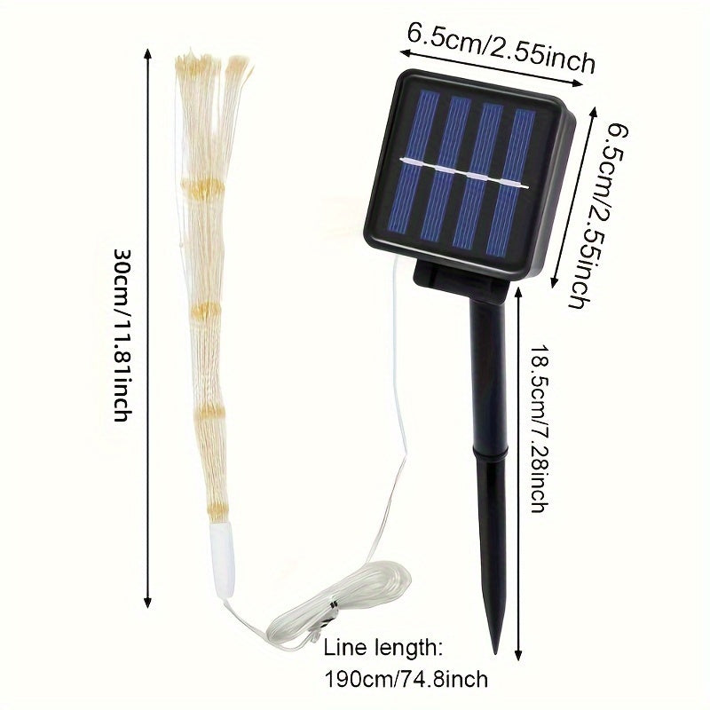 SolarGlow Light – Lampe de jardin LED solaire élégante 90 LEDs