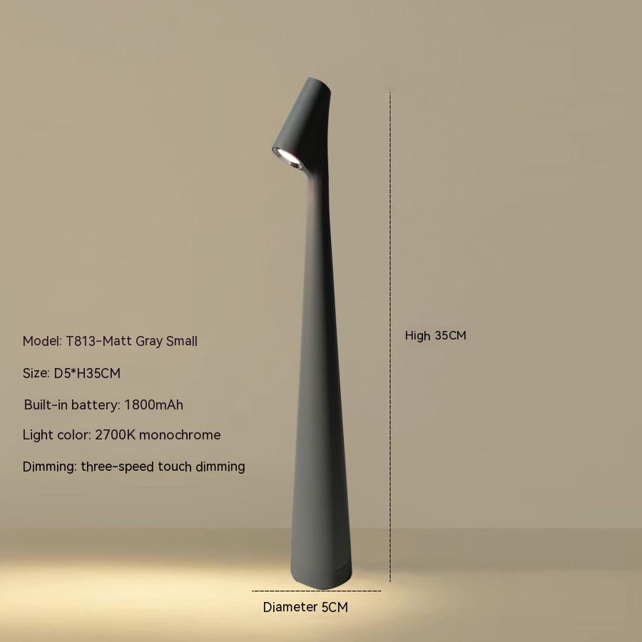 LumiMaître - Lampe de Table LED Rechargeable | Design Moderne et Fonctionnel | Éclairage Ambiant Durable