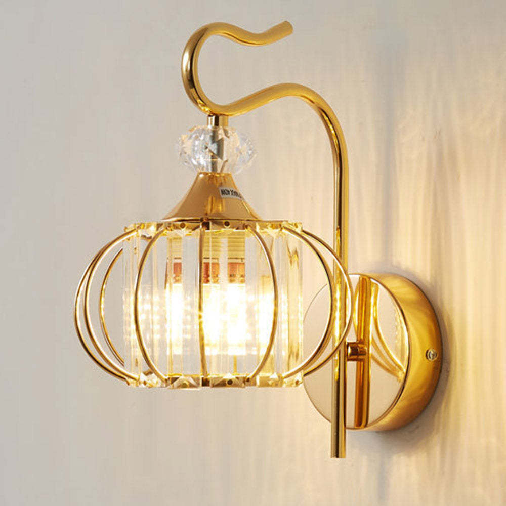Lustre mural en cristal pour le salon