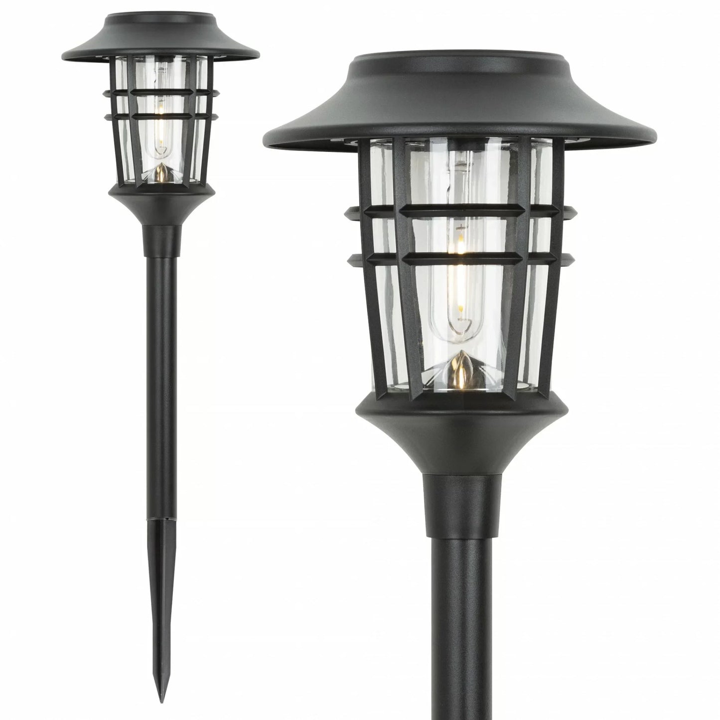 Floroux | Ensemble de 6 torches solaires.