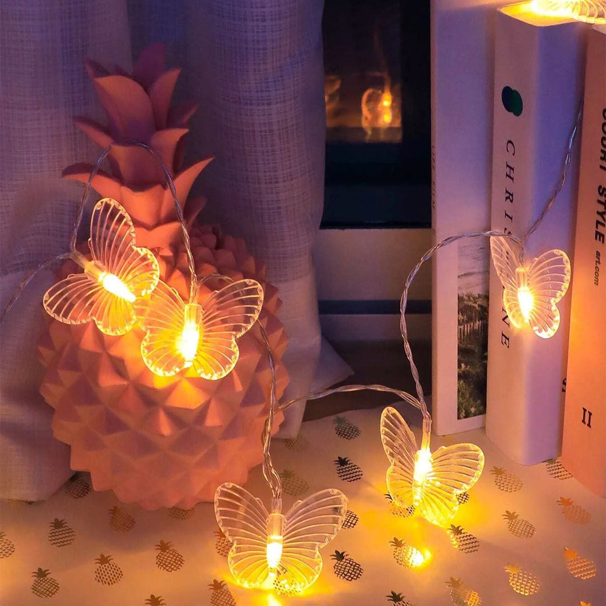 20-LED Papillon / Libellule Guirlande lumineuse (3m)