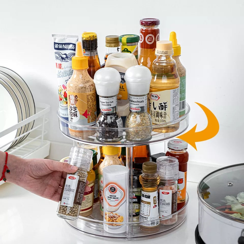 Organisateur transparent rotatif / lazy Susan