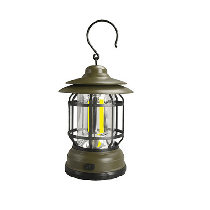 ÉclaireurVintage Lampe de jardin - Lampe portable rétro pour aventures en plein air