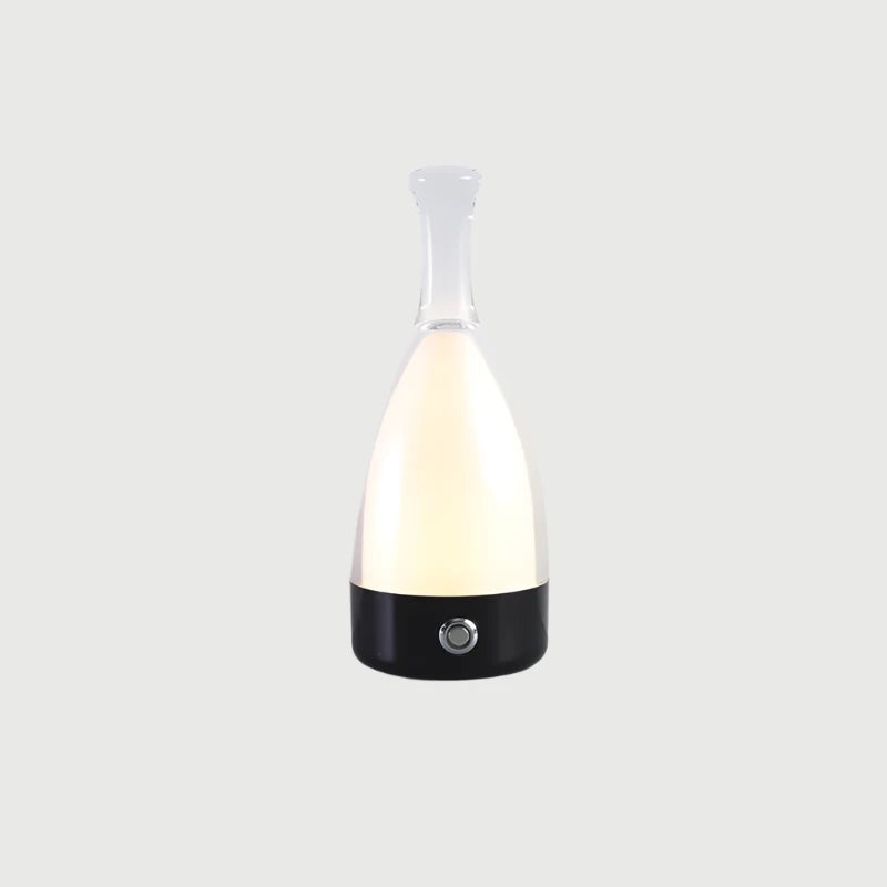 Floroux Decorative Rechargeable Night Lamp | Wine Bottle Design | Ambient LED Lighting | Wireless