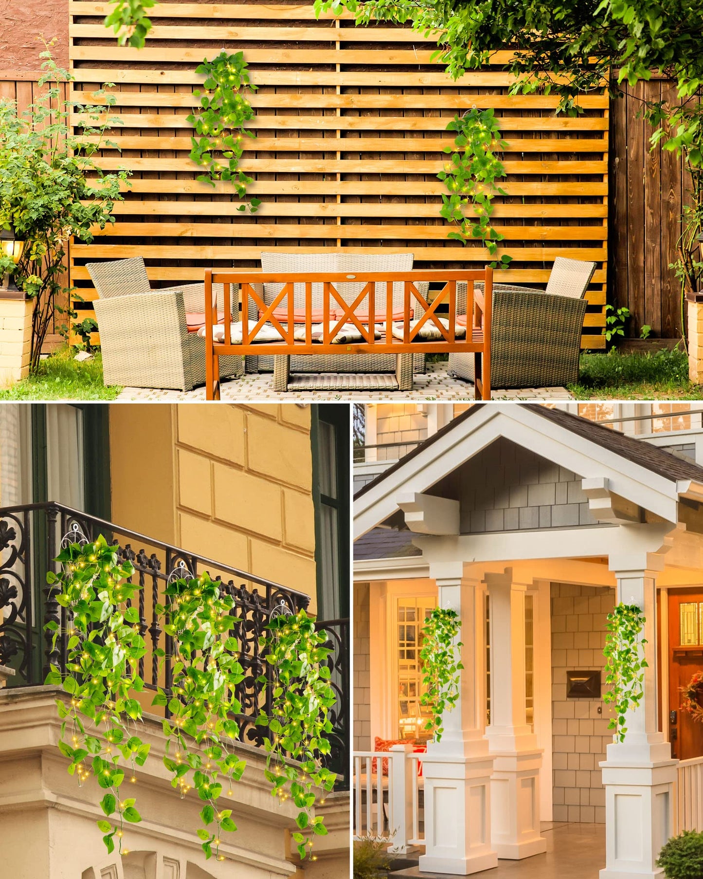 Floroux LED Ivy | Illuminated Artificial Plant | Indoor & Outdoor Decoration | Ambient Light