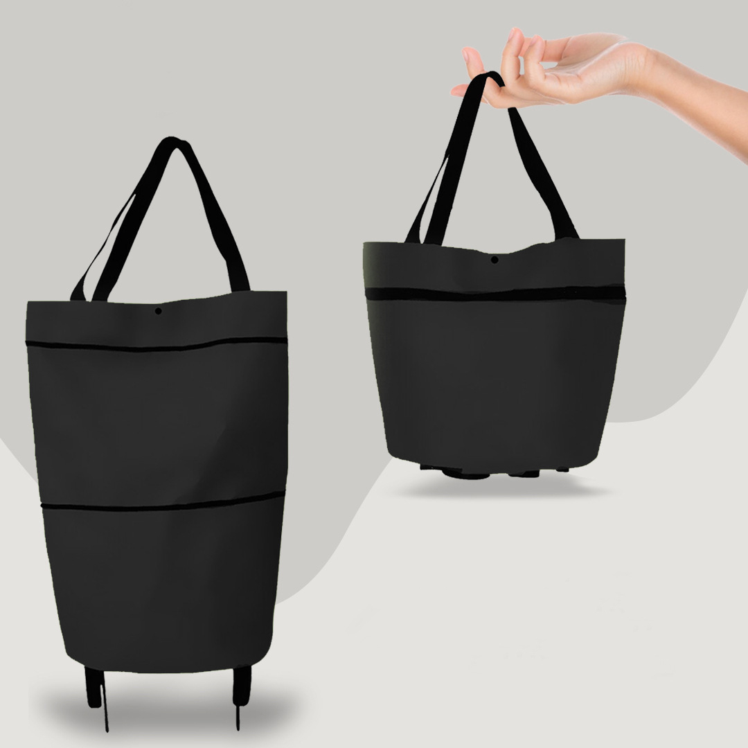 CarryFlex - Sac de courses pratique 2-en-1 avec roues