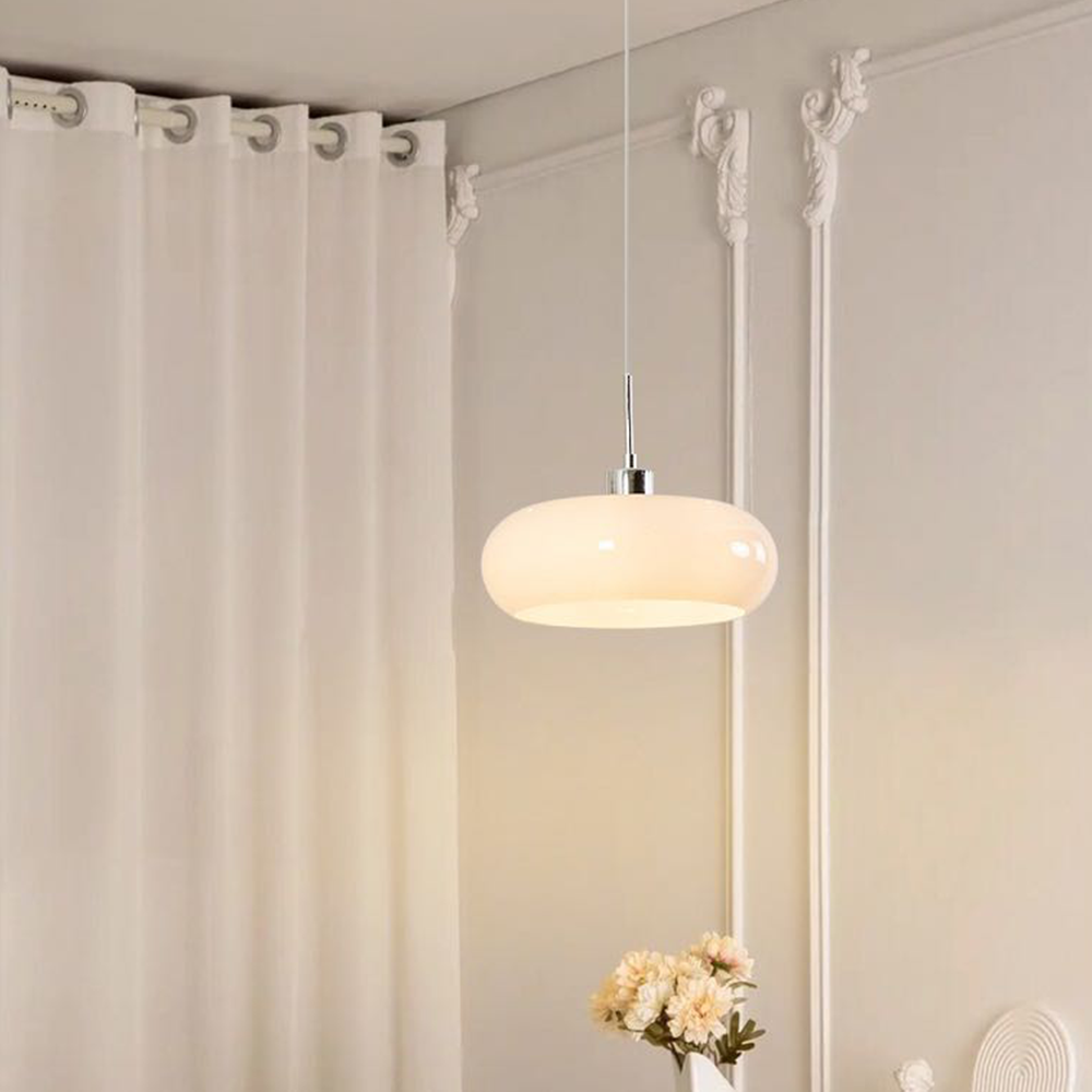 Floroux glass pendant light in loaf shape | Vintage design | Dimmable light | Perfect for kitchen and dining room