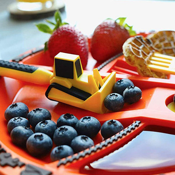 ConstructoFork - Ensemble de couverts pour enfants robuste pour la construction