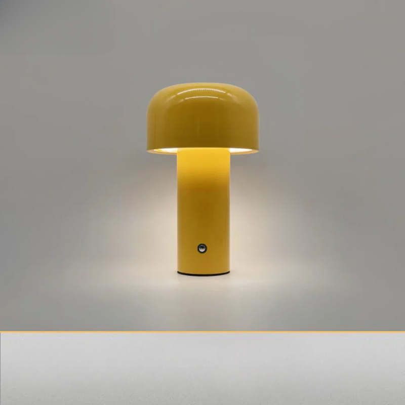 Floroux Lampe à champignon LED rechargeable | Lumière d'ambiance | Lampe de table sans fil pour la maison