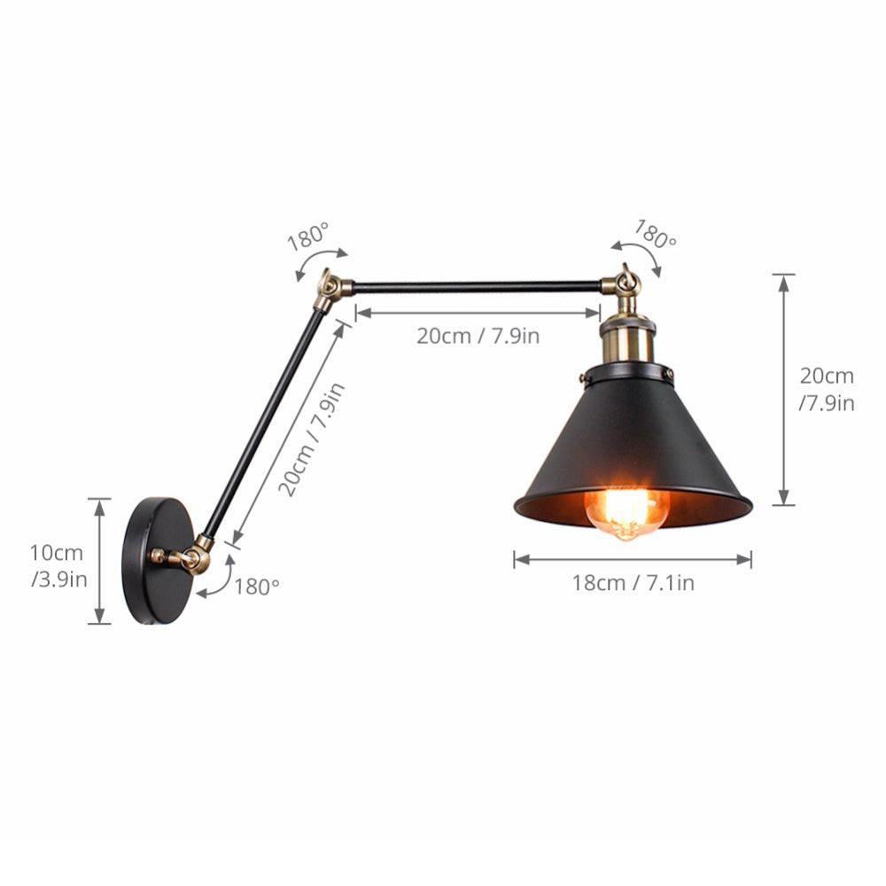 Floroux | Lampe murale pivotante moderne