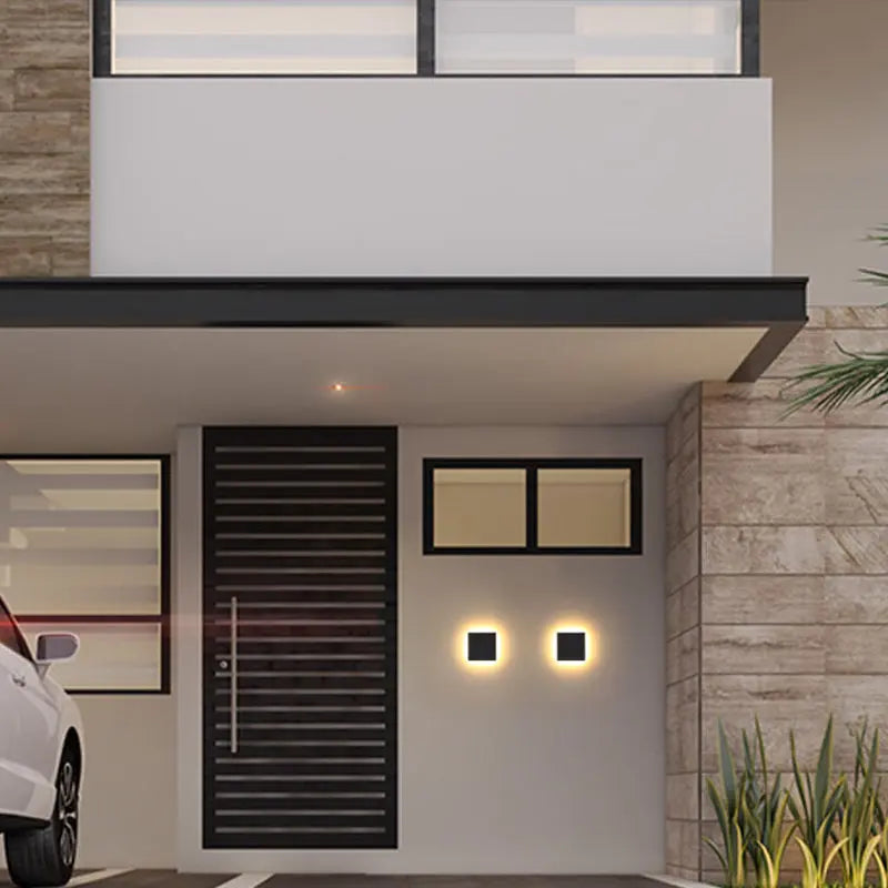 OrrLuxe - Lampe Murale LED Moderne en Métal Noir