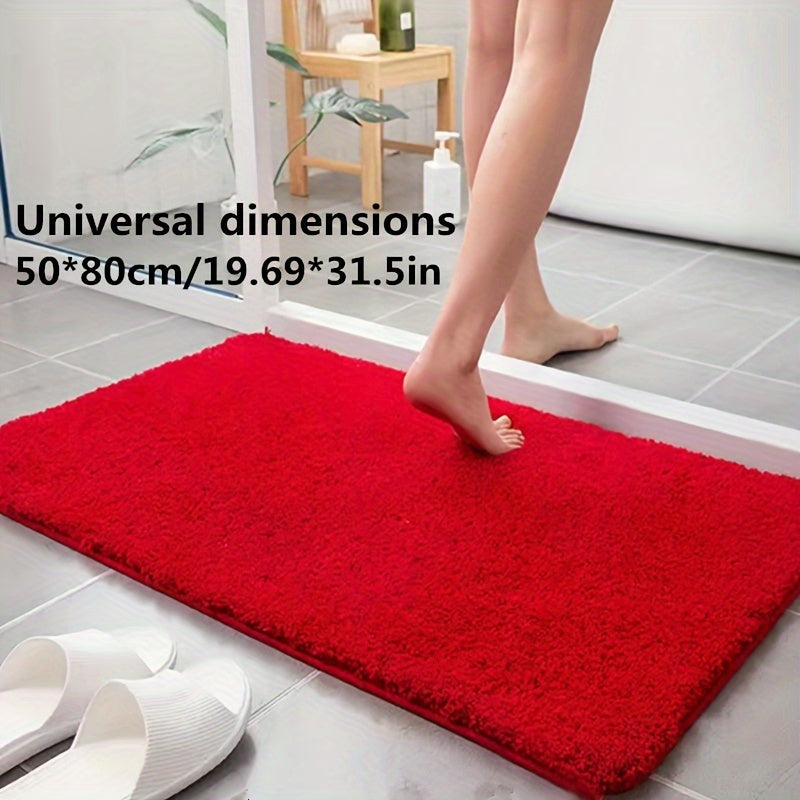 Floroux - Tapis de bain doux, épais et très absorbant