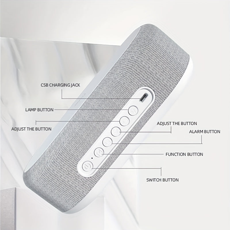 DigiClock – Réveil Intelligent avec Chargeur & Lumière