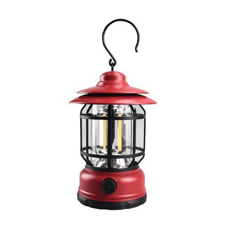 ÉclaireurVintage Lampe de jardin - Lampe portable rétro pour aventures en plein air