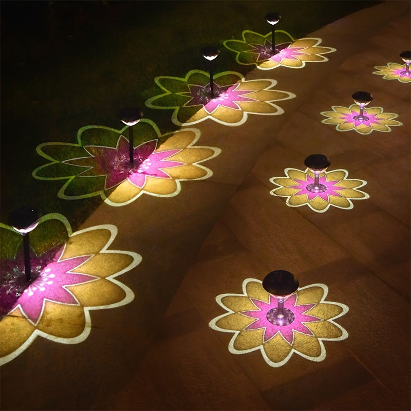 LumiLuxe - Lampe de jardin LED solaire moderne