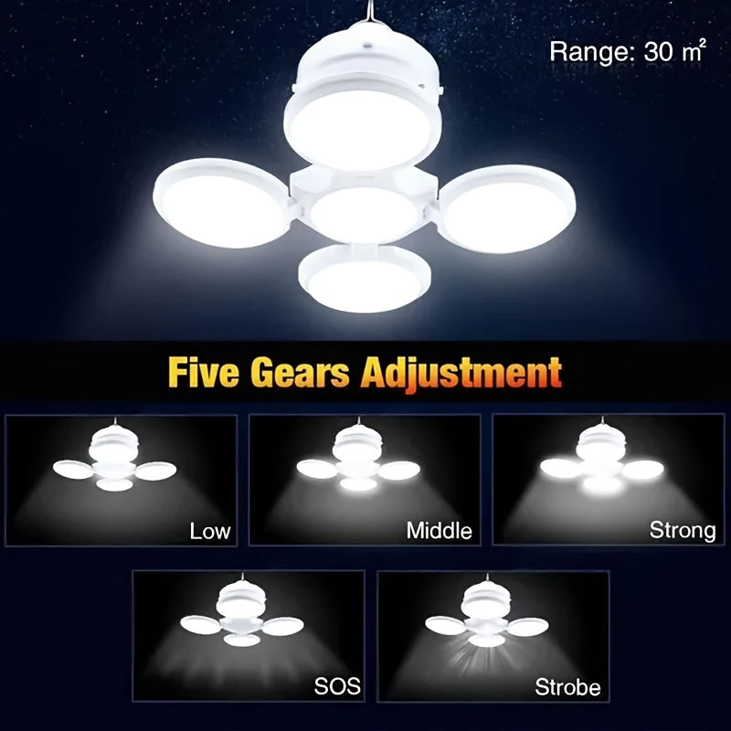 SolarFold Lampe - Lampe de camping LED rechargeable portable