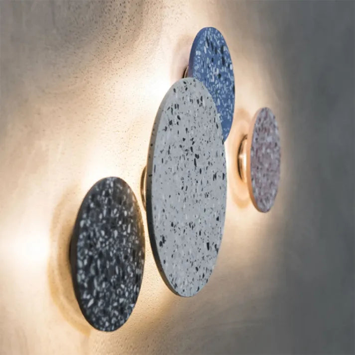 TerraLumière – Applique Murale en Terrazzo Scandinave