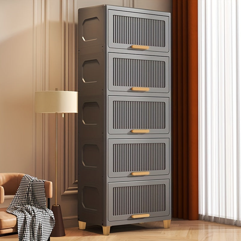 SleekStorage - Armoire de rangement étanche à rabat pour la maison