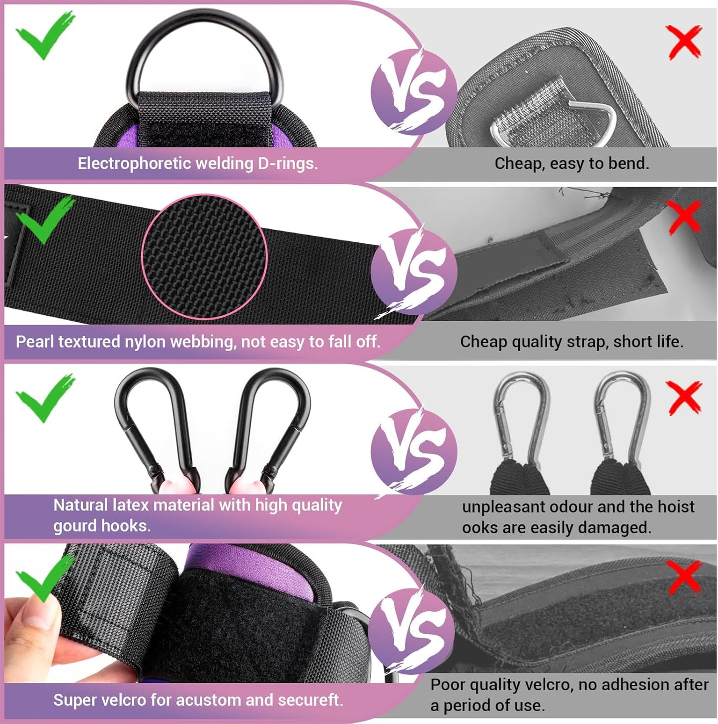 FlexTone - Bandes de résistance pour exercices de hanches et de fessiers