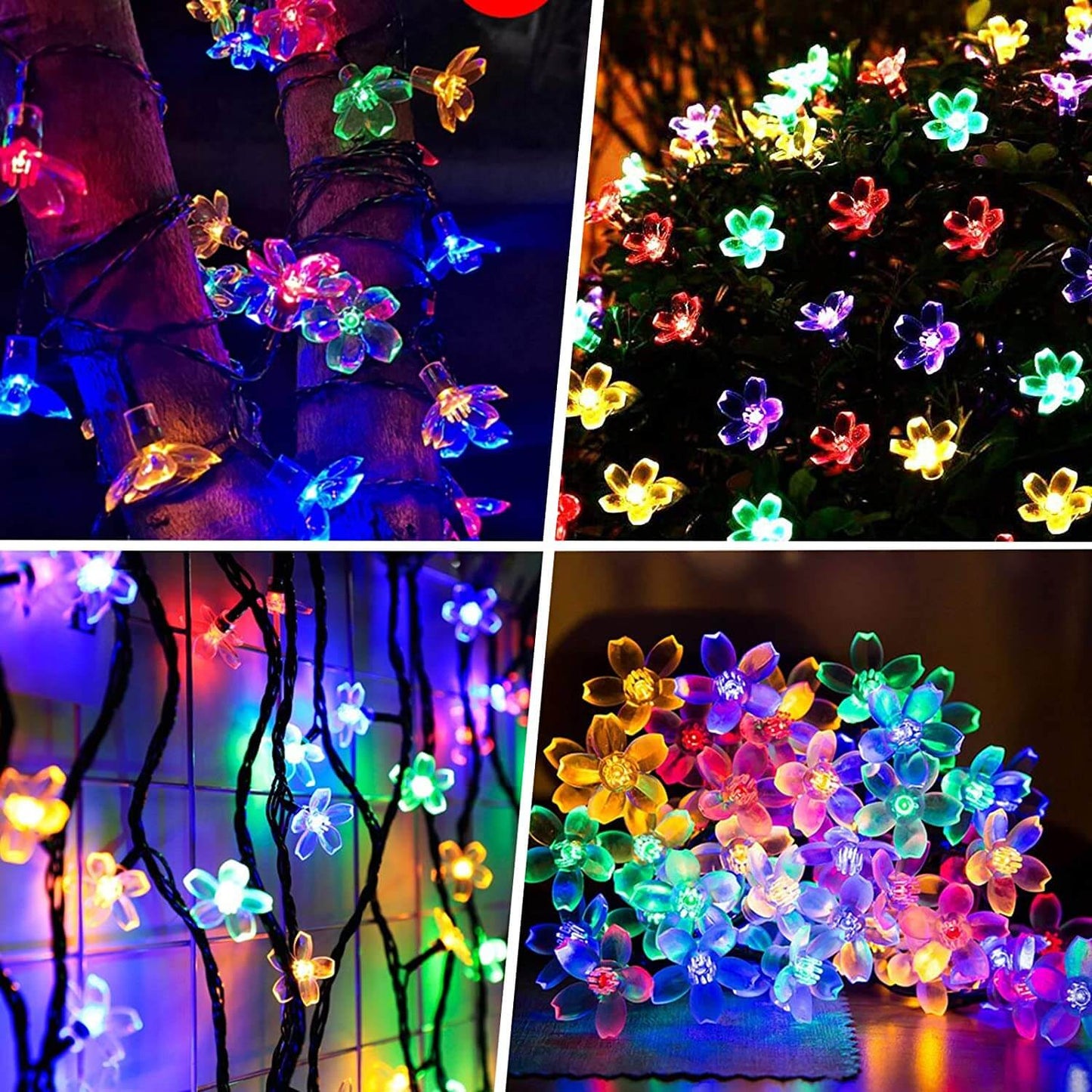Floroux Solar Party Lights Sakura | LED Cherry Blossom | Waterproof | Outdoor Party Light