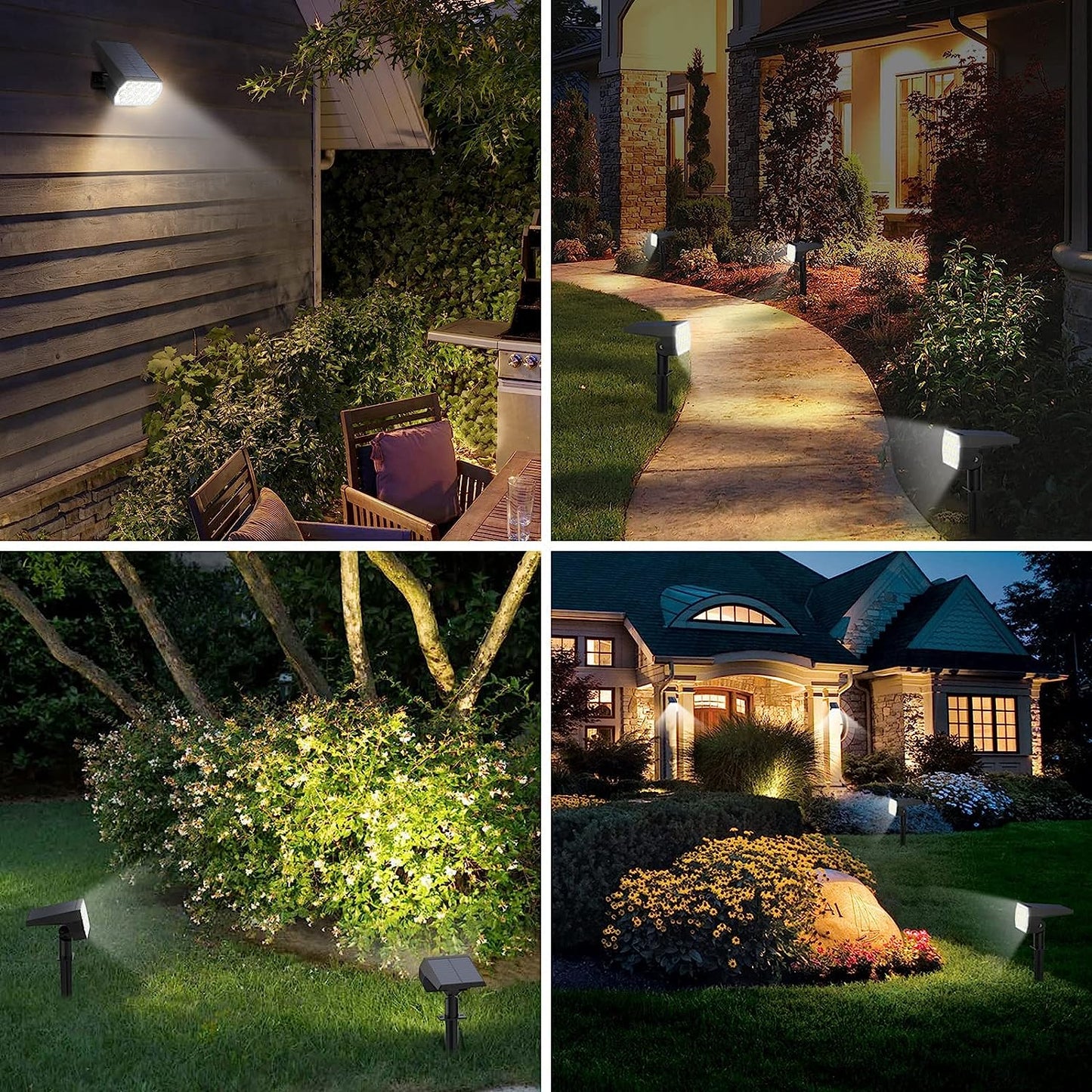 ÉclatSolaire – Lampe de jardin solaire élégante avec éclairage LED